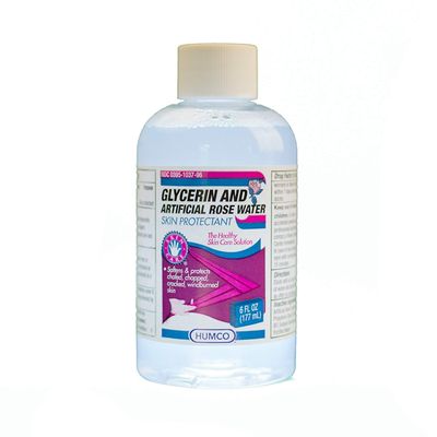 Humco Glycerin and Artificial Rose Water - 6 oz, Pack of 6