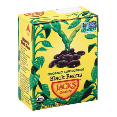 BEAN BLACK LOW SODIUM ORG
