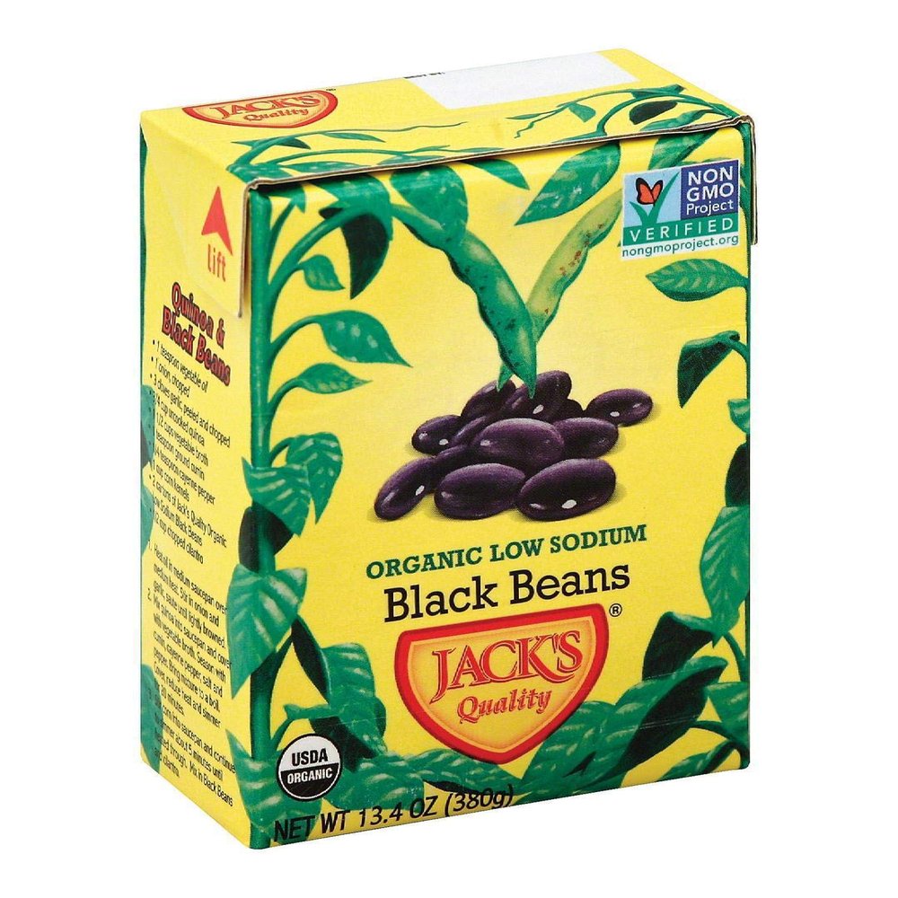 BEAN BLACK LOW SODIUM ORG
