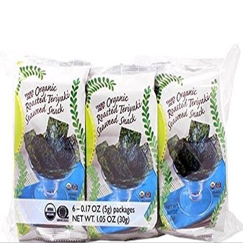 Trader Joe's Organic Roasted Teriyaki Seaweed Snack (6-pack)