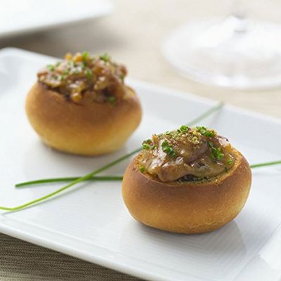 French Onion Soup Boule - Gourmet Frozen Appetizers (Set of 8 Trays)  320 French Onion Soup Boules with Caramelized Onion Soup in Crusty Bread, Ready to Bake
