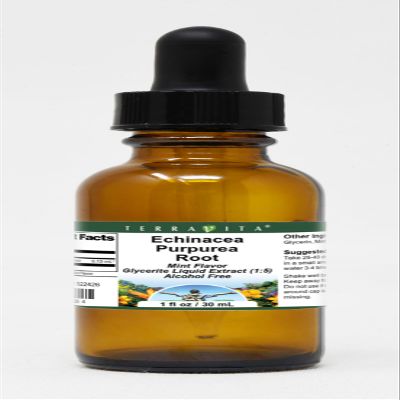 Echinacea Purpurea Root Glycerite Liquid Extract (1:5) - Mint Flavored (1 oz, ZIN: 522426)