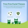 Caboo Tree Free Facial Tissue Paper, Tree Free, Eco Friendly 3 Ply Tissue Flat Box - 120 Sheets Per Box, Total of 4 Boxes, 480 Total Tissues view 4