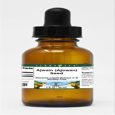 Ajwain (Ajowan) Seed Glycerite Liquid Extract (1:5) - No Flavor (1 oz, ZIN: 522012) - 3 Pack