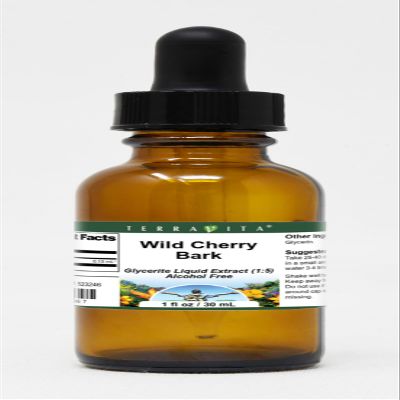 Wild Cherry Bark Glycerite Liquid Extract (1:5) - No Flavor (1 oz, ZIN: 523246)