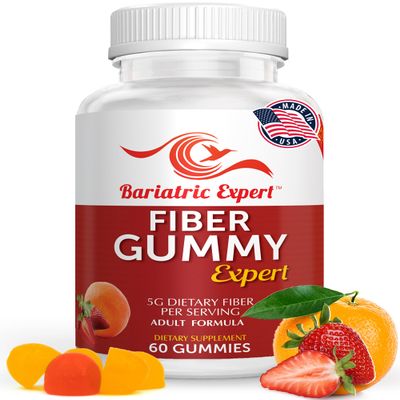 Bariatric Expert Fiber Vitamin  Fast-Melting Dietary Supplement for Adults Post Bariatric Surgery, 60 Count