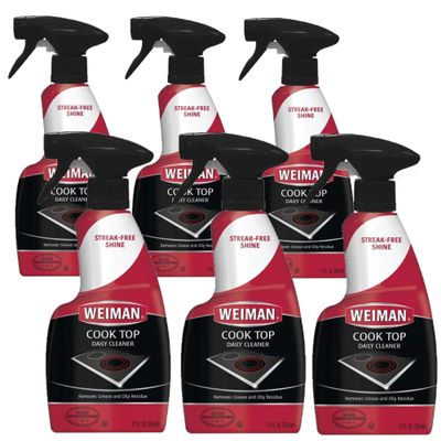 Weiman Apple Scent Cooktop Cleaner 12 oz Spray (Pack of 6)
