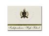 Signature Announcements Independence High School (Provo, UT) Graduation Announcements, Presidential style, Basic package of 25 with Gold & Black Metallic Foil seal view 1