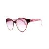 Newsight Women Oversized Cat Eye Stylish Anti Reflective Tinted Lens Sunglasses Reading Glasses Sun Readers (Red+Purple Lens, 4.0) view 1
