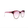 Newsight Women Oversized Cat Eye Stylish Anti Reflective Tinted Lens Sunglasses Reading Glasses Sun Readers (Red+Purple Lens, 4.0) view 2