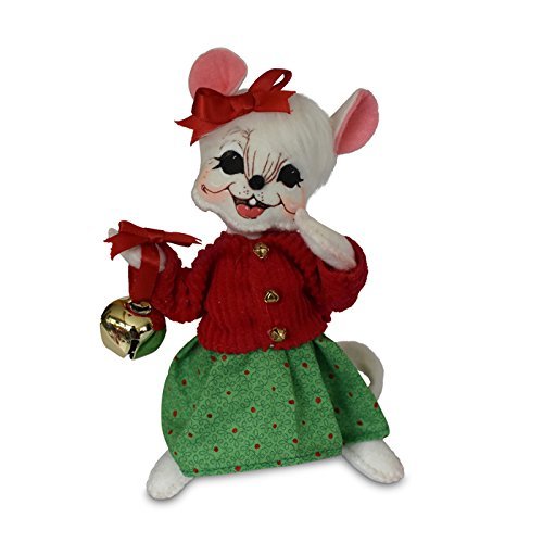 Annalee - 6in Jinglebell Girl Mouse