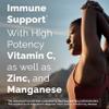 Emergen-C 1000mg Vitamin C Powder for Daily Immune Support Caffeine Free Vitamin C Supplements with Zinc and Manganese, B Vitamins and Electrolytes, Super Orange Flavor - 60 Count/2 Month Supply view 2