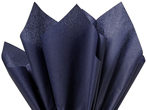 A1BakerySupplies Quality Gift Wrap Color Tissue Paper - Preimum Quality Paper Made in USA 15 X 20 Inches - 225 Sheets per Pack (Navy Blue)