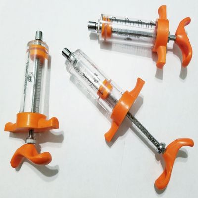 3 Dose Syringe 20mL Unbreakable Plastic Barrel Luer Lock with Graduated Regulator Livestock Veterinary