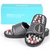 BYRIVER Foot Reflexology Tools Pressure Point Massage Mat Slippers Slides Sandals Shoes, Back Knee Feet Arch Heel Pain Tension Relief Products, Relaxation Gifts for Mom Dad Parents(02L) view 2