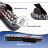 BYRIVER Foot Reflexology Tools Pressure Point Massage Mat Slippers Slides Sandals Shoes, Back Knee Feet Arch Heel Pain Tension Relief Products, Relaxation Gifts for Mom Dad Parents(02L) view 4