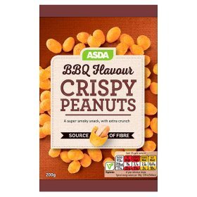 ASDA BBQ Crispy Coated Peanuts 200g