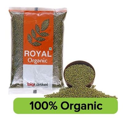 bb Royal Organic - Green Moong Whole, 500 g
