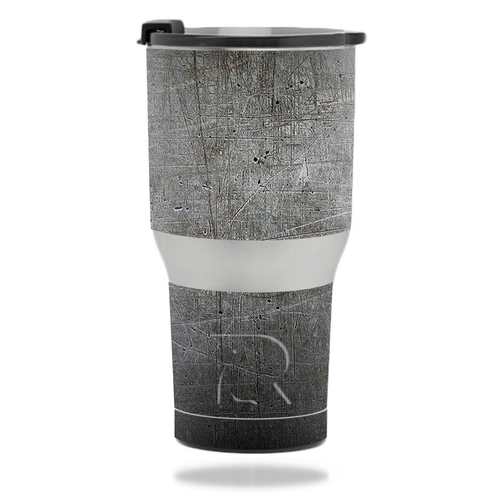 MightySkins Skin Compatible with RTIC Tumbler 20 oz. (2017) - Scratched Up | Protective, Durable, and Unique Vinyl Decal wrap Cover | Easy to Apply, Remove, and Change Styles | Made in The USA