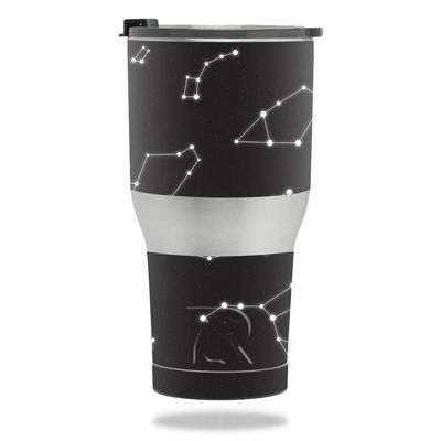 MightySkins Skin Compatible with RTIC Tumbler 30 oz. (2017) - Constellations | Protective, Durable, and Unique Vinyl Decal wrap Cover | Easy to Apply, Remove, and Change Styles | Made in The USA
