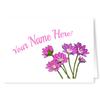 Stonehouse Collection Personalized Floral Note Cards - 12 Custom Boxed Note Cards Cards and Envelopes - USA Made - Pink Flowers view 1