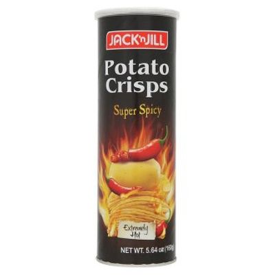 Jack 'n Jill Potato Crisps 160g (Super Spicy, 6 Can)