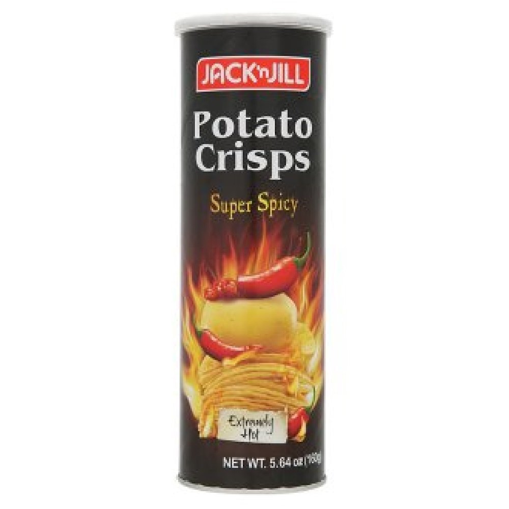 Jack 'n Jill Potato Crisps 160g (Super Spicy, 6 Can)