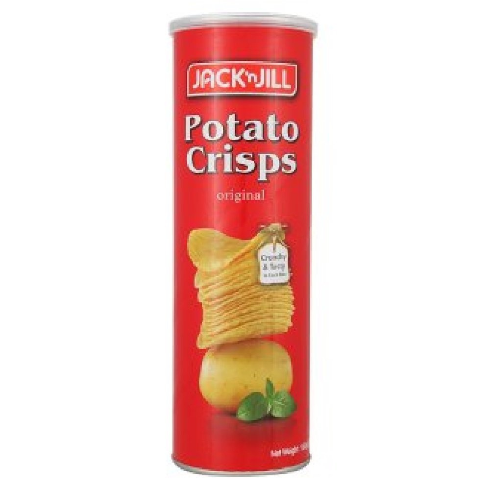 Jack 'n Jill Potato Crisps 160g (Original, 6 Can)