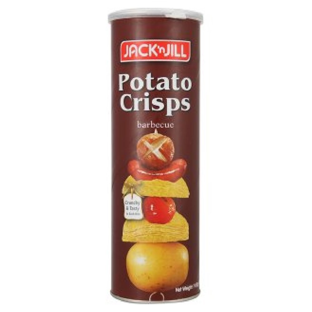 Jack 'n Jill Potato Crisps 160g (Barbecue, 6 Can)