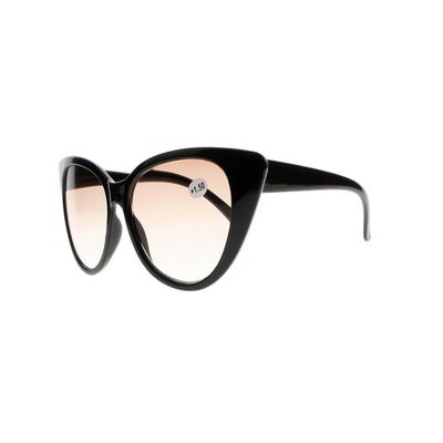 Newsight Women Big Cat Eye Tortoise Flowers Anti Reflective Tinted Lens Reading Glasses Sunglasses