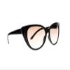 Newsight Women Big Cat Eye Tortoise Flowers Anti Reflective Tinted Lens Reading Glasses Sunglasses view 2