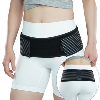 Nvorliy SI Joint Belt  Sacroiliac Pelvic Support for Lower Back, Hip, and Sciatica Pain Relief (S/M)