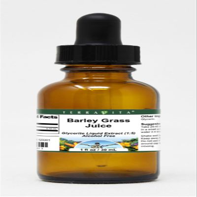 Barley Grass Juice Glycerite Liquid Extract (1:5) - No Flavor (1 oz, ZIN: 523301) - 3 Pack