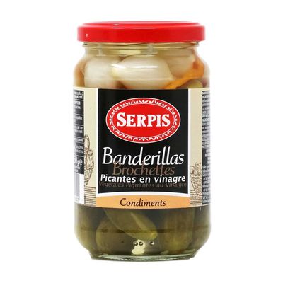 Delicias de Espana, Spanish Spicy Tapas Skewers Banderillas
