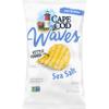 Cape Cod Waves Potato Chips, Wavy Cut Sea Salt Kettle Chips, 7.5 Oz view 1