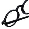 Calabria 4365 Designer Round Reading Glasses +1.75 Black Men Women Circular Single Power Reader Trendy Professor Eyeglass view 4
