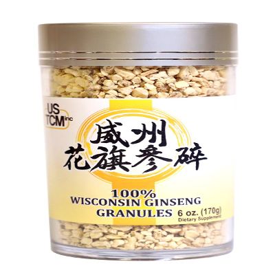 USTCM Wisconsin American Ginseng Granules Perfect for Making Teas (6oz)
