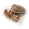 100 Count 6" X 3" X 15" Clear Bread Loaf Bags Pack of 100 Free Twist Ties (100) view 1