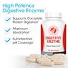 Silver Fern Brand Ultimate Digestive Enzyme Supplement - 4 Bottles - High Potency, Multi Enzyme - Digestive Comfort & Food Tolerance - Amylase, Protease, Cellulase, More view 2