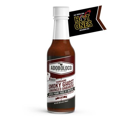 Adoboloco Hot Sauce Hamajang Hawaiian Spicy Chili Sauce 5oz - Very Hot Smoked Ghost Pepper Chili Sauce - Featured on Hot Ones!