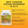 Vision Defender MAC Eye Supplement: Lutein, Zeaxanthin & Meso-Zeaxanthin Triple Antioxidant Carotenoids for Eye Health and Eyesight (90 Capsules/One Capsule Daily) Made in UK view 2