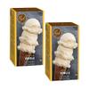Triple Scoop - Premium Vanilla (2) Ice Cream Mix For Ice Cream Maker. Simple, Easy, Delicious. From Gourmet Mix To Maker in 5 Minutes, Makes 2 Creamy Quarts. Made in USA. (2 Pack, Vanilla) view 1