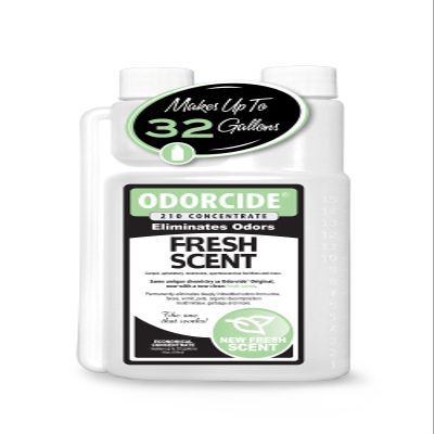 Odorcide Odor Eliminator Concentrate: Odor Eliminator for Strong Odor on Carpets, Hardwood & More - Smoke, Sweat & Pet Odor Eliminator for Home w/Non-Enzymatic Formula - Fresh Scent - 16 oz