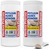 Yerba Prima Psyllium Husks Powder - 24 oz (Pack of 2) - Unflavored - Fine Ground - Natural Fiber Supplement with Soluble & Insoluble Fiber view 1