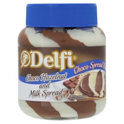 Delfi Spread 350g (Choco Hazelnut and Milk, 6 Can)