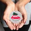 Andaz Press Personalized Round Metal Christmas Ornament, Car with Christmas Tree, 1-Pack, Includes Ribbon and Gift Bag, Custom Name view 3