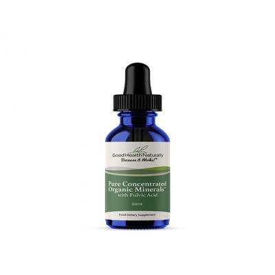 Naturally Better Pure Concentrated Organic Minerals - Nutrient Supplement, Trace Minerals with Fulvic Acid | 60mL - Good Health Naturally
