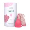 Saalt Menstrual Cup - Premium Design - Most Comfortable Period Cup - #1 Active Cup - Wear for 12 Hours - Soft, Flexible, Reusable Medical-Grade Silicone - Made in USA view 1