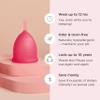 Saalt Menstrual Cup - Premium Design - Most Comfortable Period Cup - #1 Active Cup - Wear for 12 Hours - Soft, Flexible, Reusable Medical-Grade Silicone - Made in USA view 4