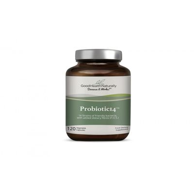 Probiotics 14 - Digestive Supplement, Gut Cleanse | 120 Capsules - Good Health Naturally